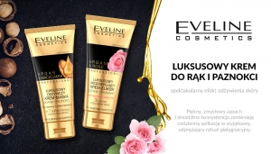 Nowość kremy do rąk i paznokci Luxury Gold Edition Eveline Cosmetics