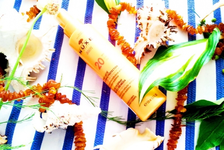 Nuxe Sun mleczko do opalania do twarzy i ciała SPF 20