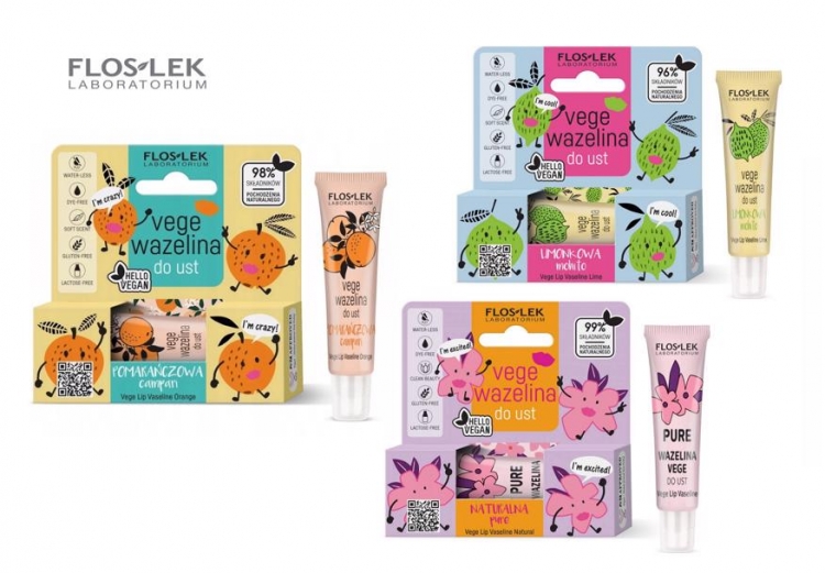Wegańskie wazeliny do ust Floslek