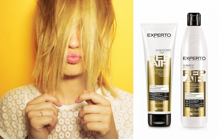Remedium na suche i zniszczone włosy po wakacjach z Experto