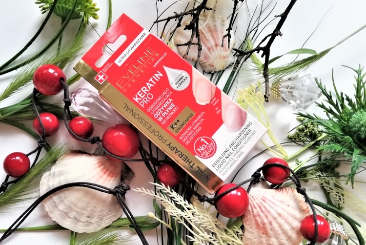 Eveline Cosmetics Nail Therapy Professional Keratin Pro odbudowująco utwardzająca odżywka w płynie