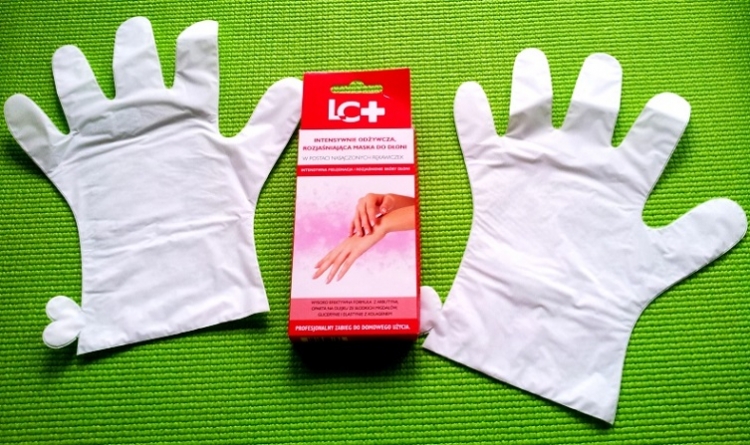 LC+ intensywnie odżywcza, rozjaśniająca maska na dłonie