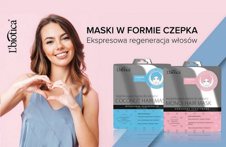 L’biotica Monoi Hair Mask maska w formie czepka
