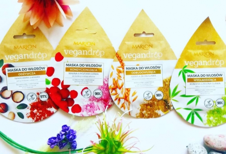 Marion Vegandrop maski do włosów