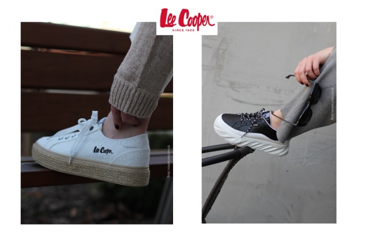 Obuwie Lee Cooper Black & White