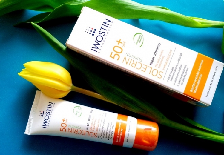 Iwostin Solecrin Purritin krem dla skóry tłustej, trądzikowej SPF 50+