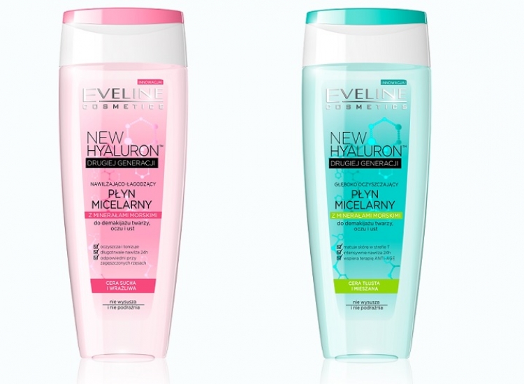 Eveline płyny micelarne New Hyaluron