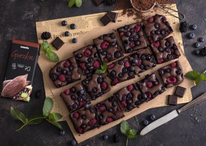 Czekolada Gorzka Terravita i brownie