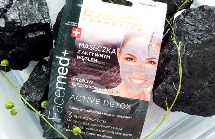 Eveline Facemed+ maseczka z węglem przeciw niedoskonałościom