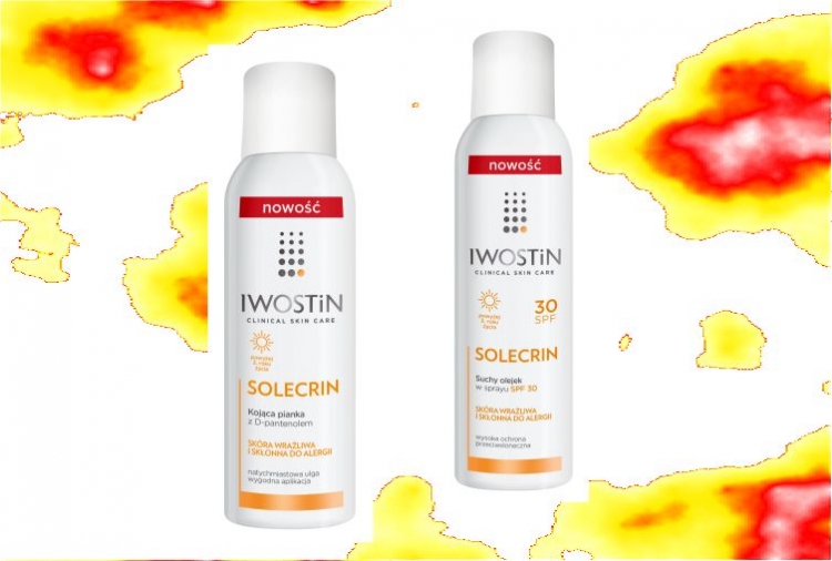 Iwostin Solecrin suchy olejek w sprayu SPF 30 oraz pianka z D-pantenolem
