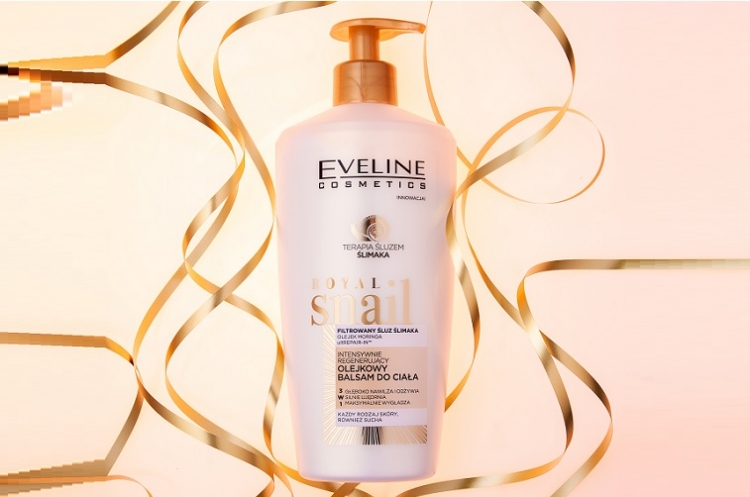 Nowość Eveline olejkowy balsam do ciała Royal Snail