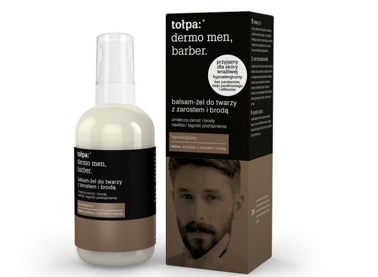 Tołpa Dermo Men Baber balsam-żel do twarzy z zarostem i brodą