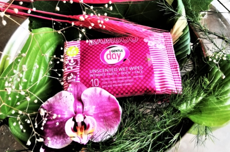 Gentle Day chusteczki do higieny intymnej z włókna bambusowego