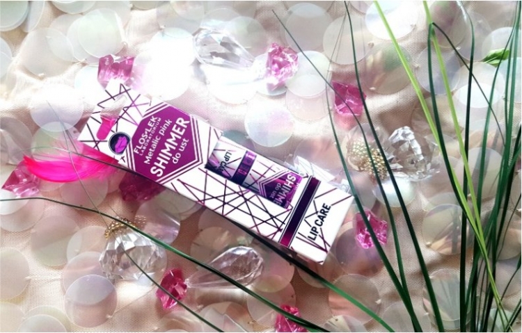 Floslek Shimmer do ust metalic pink