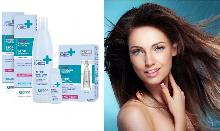 Zahamuj wypadanie włosów z Cece MED Stop Hair Loss