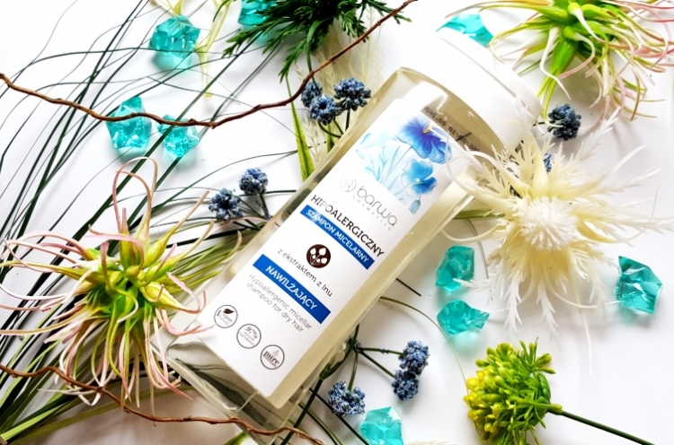 Barwa hipoalergiczny szampon micelarny z ekstraktem z lnu