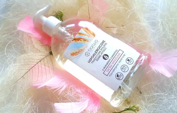 Barwa Hipoalergiczne Tradycyjne Polskie Szare Mydło w płynie