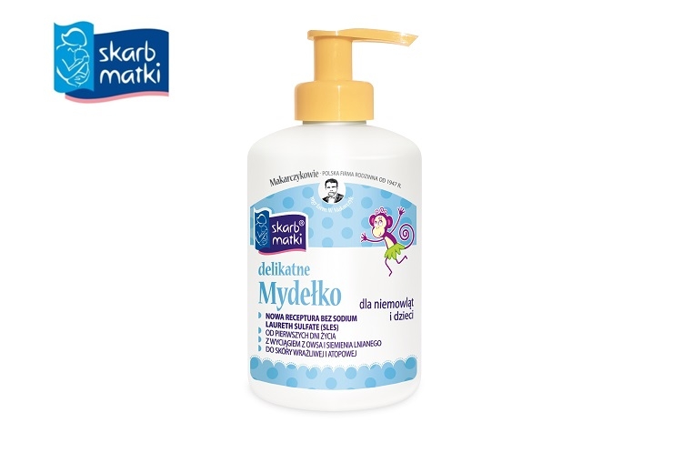 Skarbu Matki idealne mydełko dla noworodka