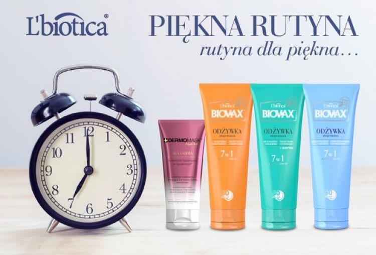 Dobra rutyna, gdy dzień się kończy i zaczyna z L’biotica