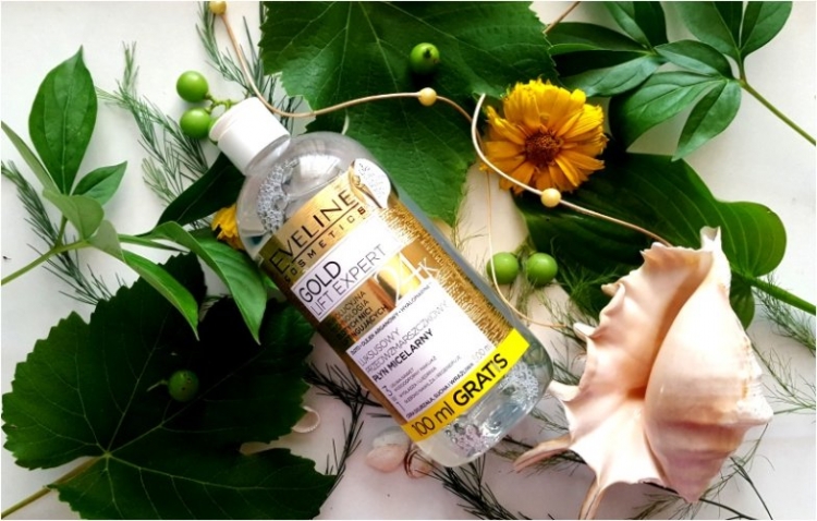 Eveline Gold Lift Expert luksusowy przeciwzmarszczkowy płyn micelarny 3w1