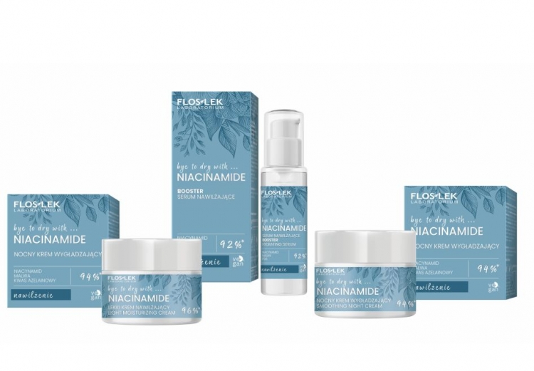 Pielęgnacja suchej skóry z Floslek Niacinamide
