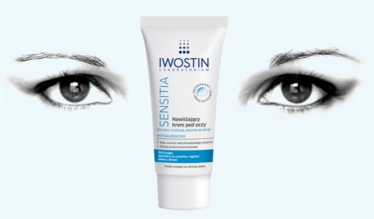 Nawilżający krem pod oczy Iwostin Sensitia