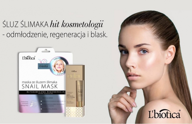 Ślimak w służbie urody L’biotica