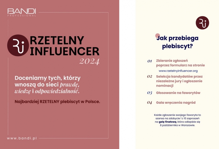 Ruszył Plebiscyt Rzetelny Influencer 2024!