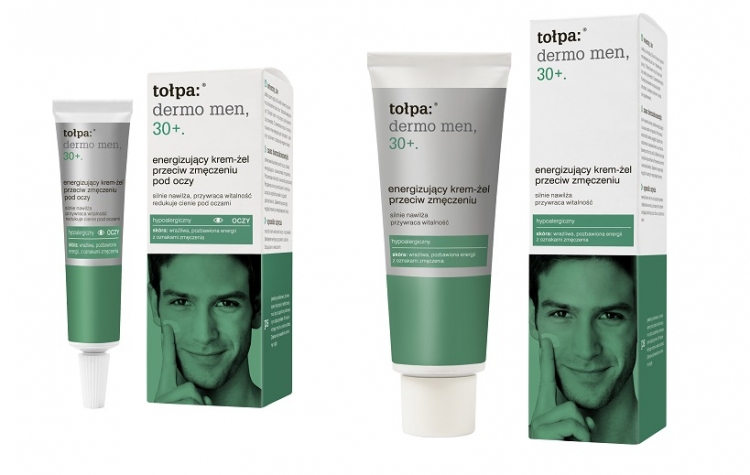 Nowości Tołpa Dermo Men 30+ energizujące kremy-żele
