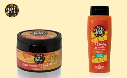 Zapach brzoskwini i mango w kosmetykach Farmona Tutti Frutti