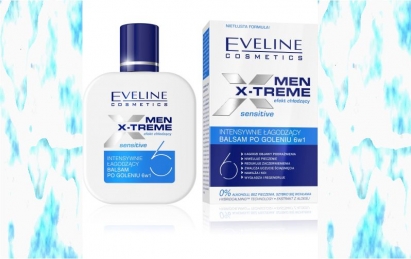 Eveline Cosmetics Intensywnie łagodzący balsam po goleniu 6 w 1 Men X-Trême