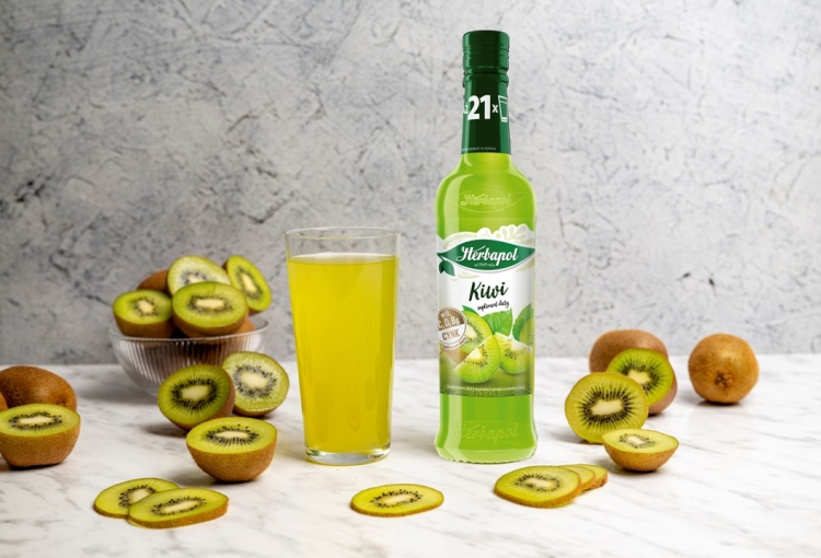 Odkryj smak syropu kiwi od Herbapolu