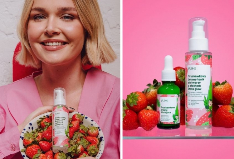 Efekt insta glow z Yumi bez filtra