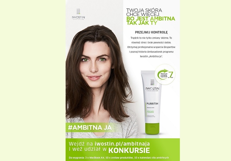Macademian Girl w kampanii Ambitna Ja dla Iwostin Purritin