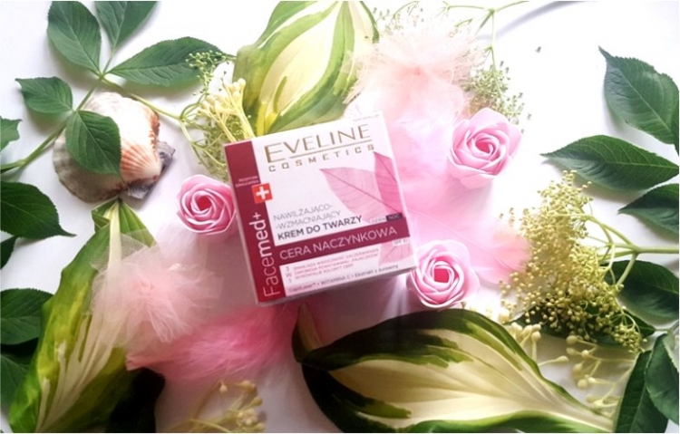 Eveline Facemed+ nawilżająco wzmacniający krem do twarzy na naczynka SPF10