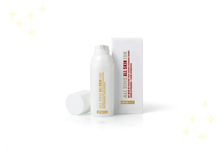 Nowość krem przeciwsłoneczny All Sins 18K Day Wear SPF 50