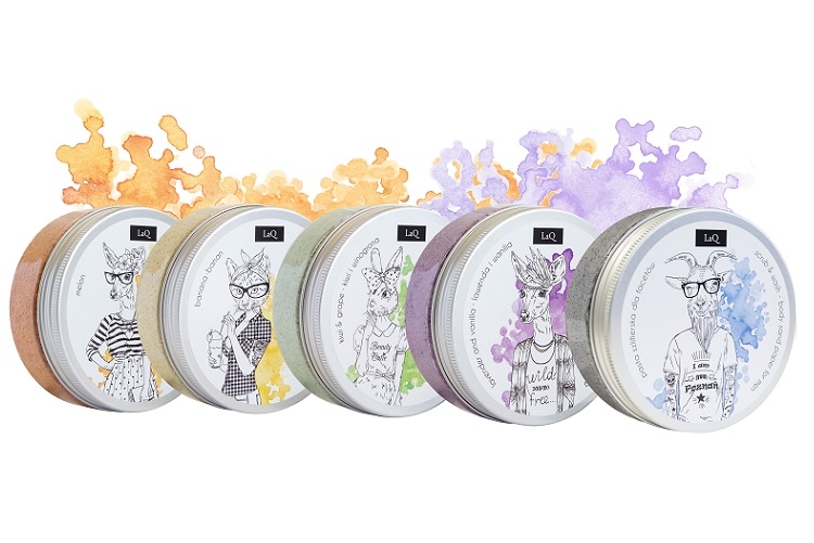 Peelingujący mus pod prysznic LaQ