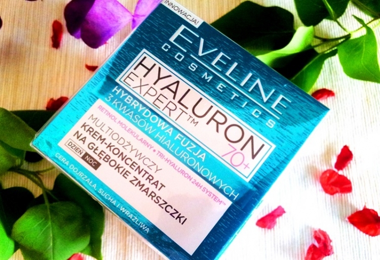Eveline Hyaluron Expert multiodżywczy krem-koncentrat 70+