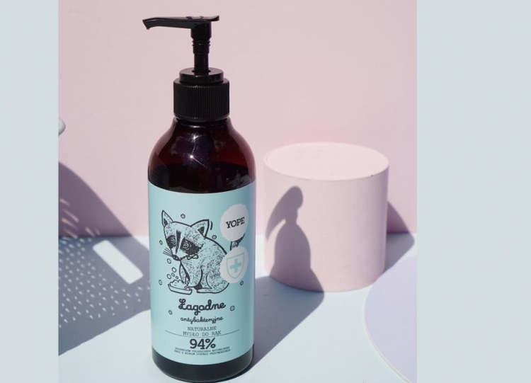 Nowość łagodne mydło do rąk Yope