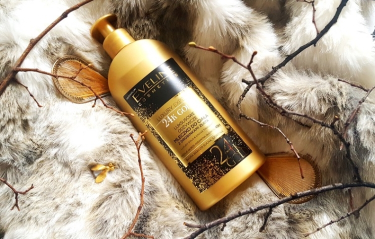 Eveline Luxury Ekspert mleczko do ciała Gold & Caviar Therapy