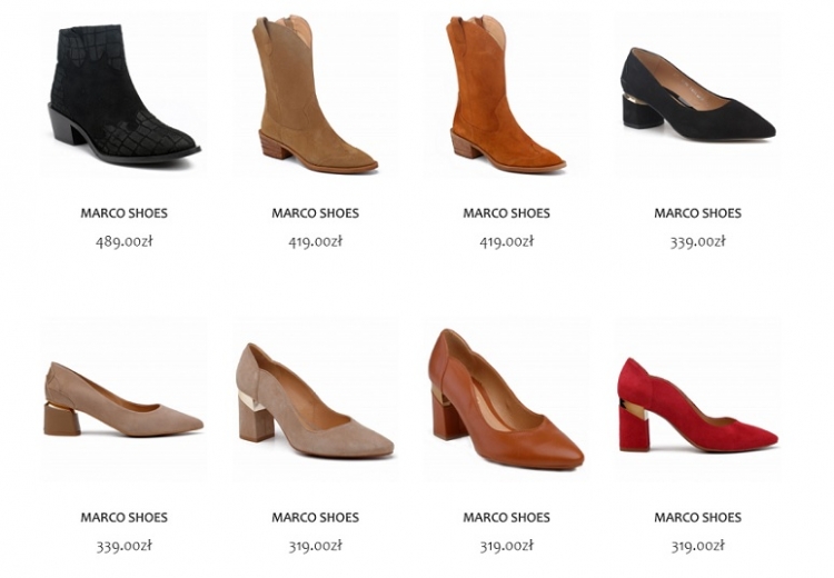 Marco Shoes modne obuwie skórzane dla
