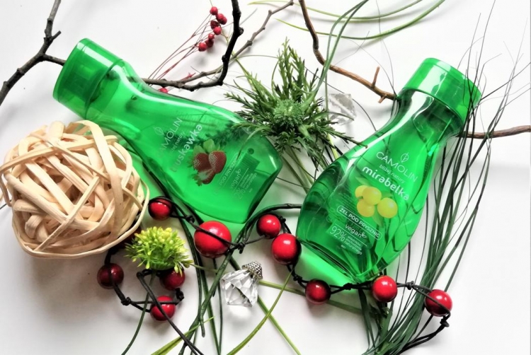 Camolin żele pod prysznic truskawka i mirabelka