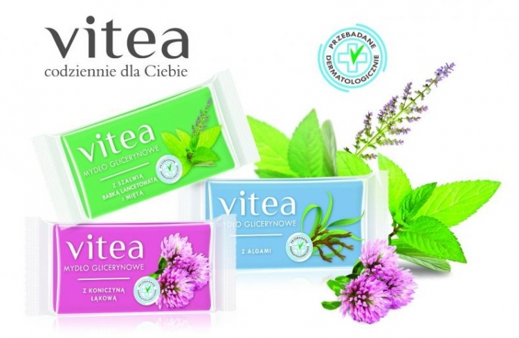 Mydła glicerynowe Vitea z naturalnymi ekstraktami