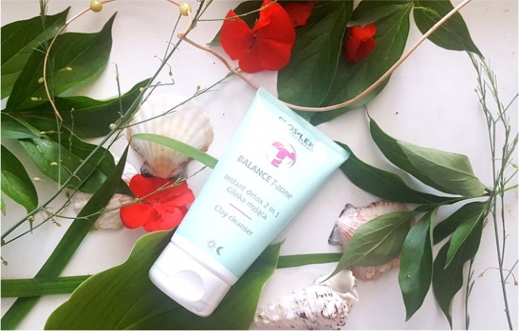 Floslek Balance T-zone Instant detox 2 w 1 glinka myjąca