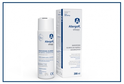 Allergoff Atopy barierowa oliwka do kąpieli leczniczych