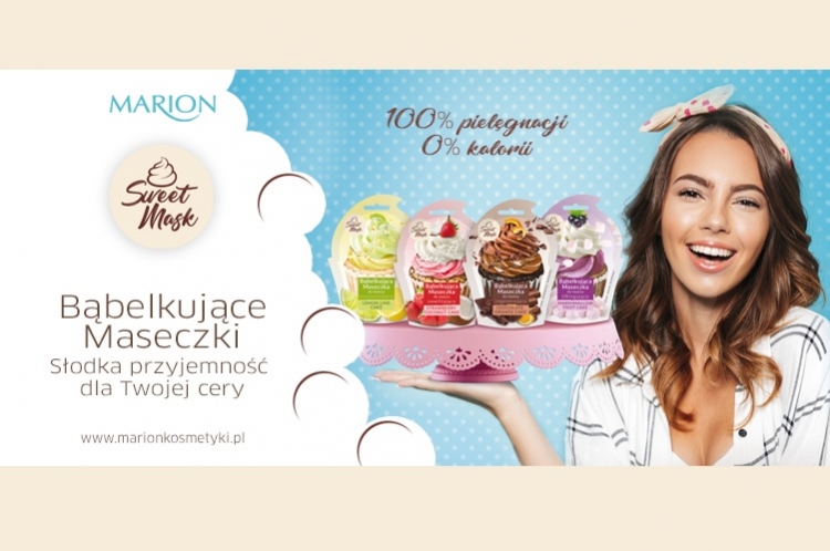 Bąbelkujące maseczki Marion Sweet Mask