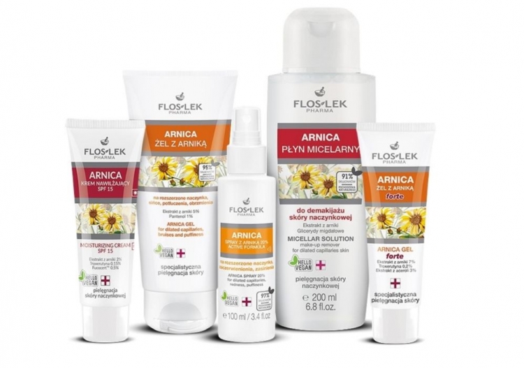 Pielęgnacja cery naczynkowej latem z Floslek