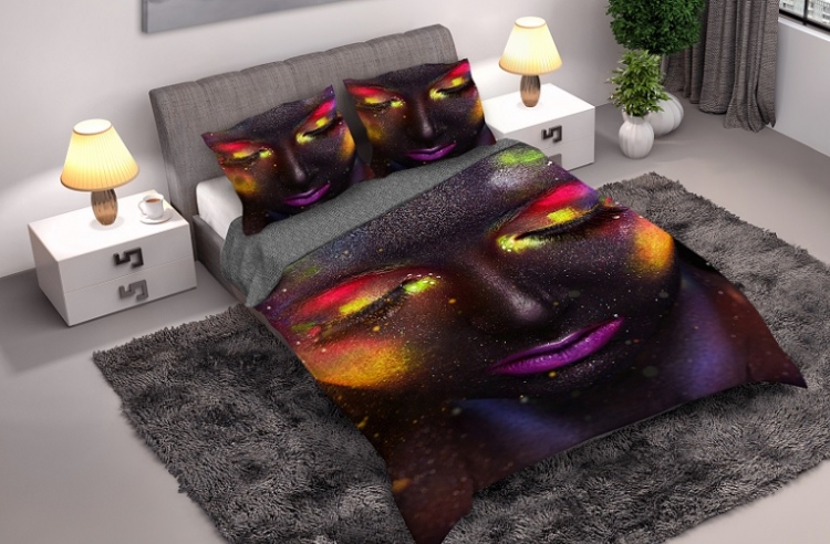 Sypialnia w stylu disco