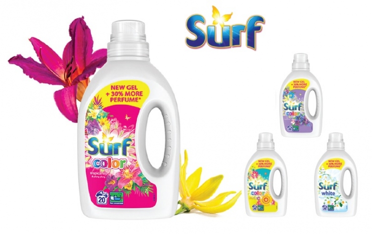 Nowy żel piorący Surf Tropical Lily&Ylang Ylang
