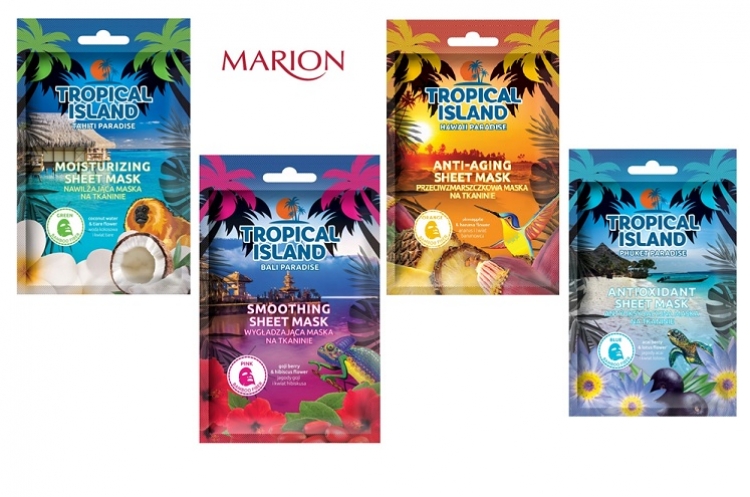 Marion Tropical Island maski na tkaninie
